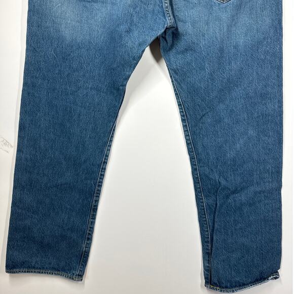 Levi’s 501 Men's Button Fly Straight Leg Denim Jeans Medium Wash Size 40x32 - Picture 8 of 12